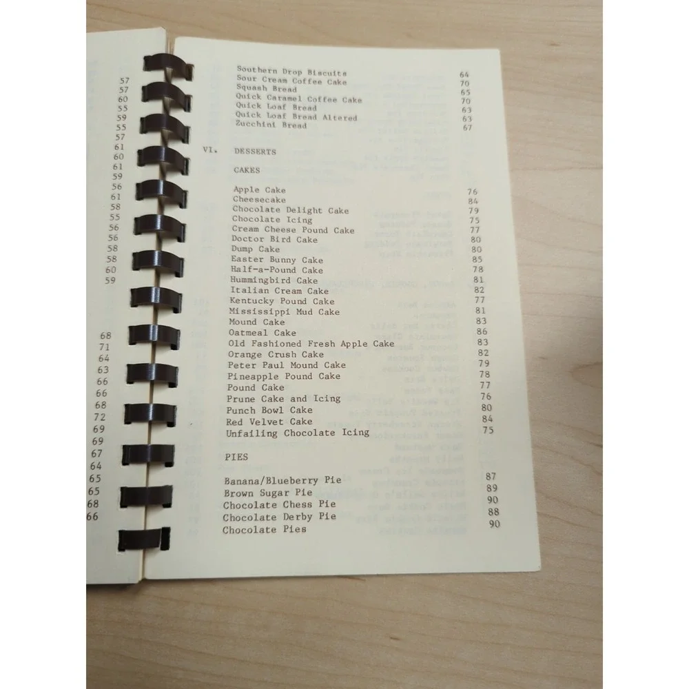 Center united Methodist Church Greensboro, NC Spiral‎ Church Cookbook 1985